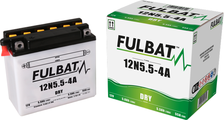 Akumulator FULBAT 12N5.5-4A (suchy, obsługowy, kwas w zestawie)