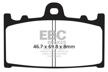Klocki hamulcowe EBC EPFA158HH Extreme Pro (kpl. na 1 tarcze)